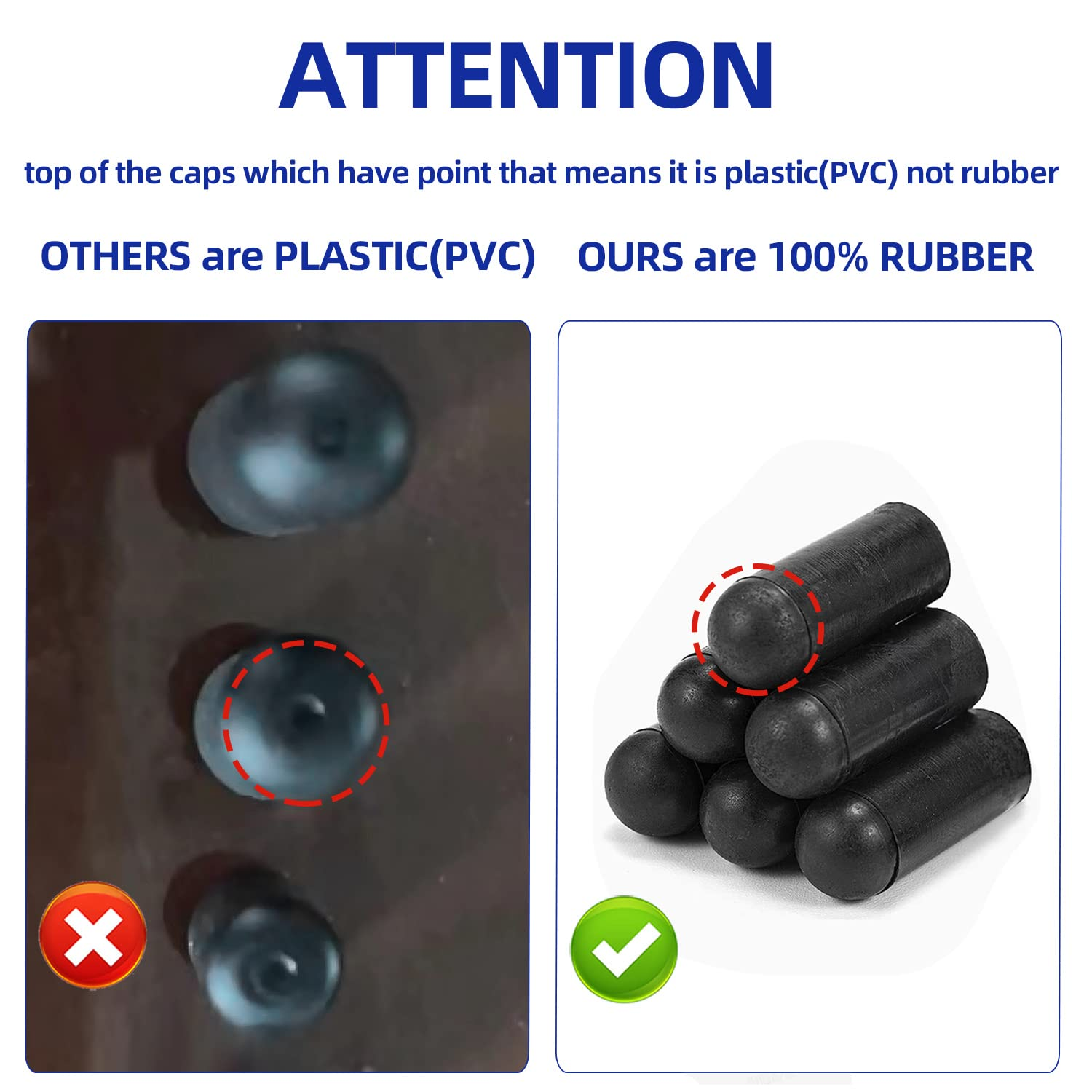 Rubber Vacuum Cap165-Piece 14 Sizes Assortment Set for Carburetor Automotive