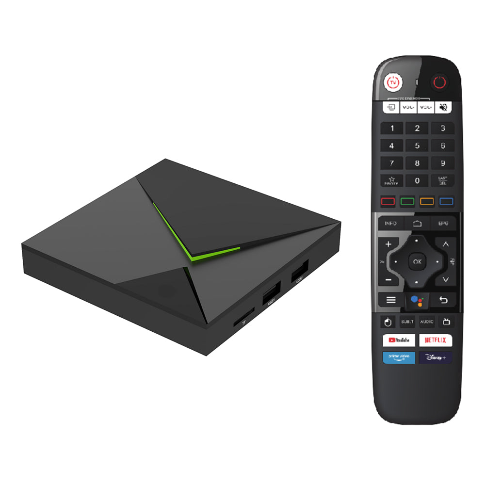 BOXPUT Q11 TV Box Amlogic S905X4 Android 11 TV Box, 4GB RAM 32GB ROM, 2.4G/5G Dual WiFi, Ethernet 1000M, BT4.2 Quad Core Unterstützt 8K Ultra HD Intelligente Android TV Box