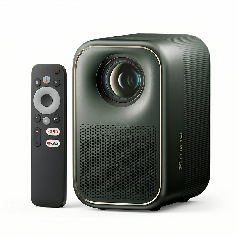 Formovie Xming Page One Projector WiFi Bluetooth Dolby,Google TV, Netflix, YouTube etc