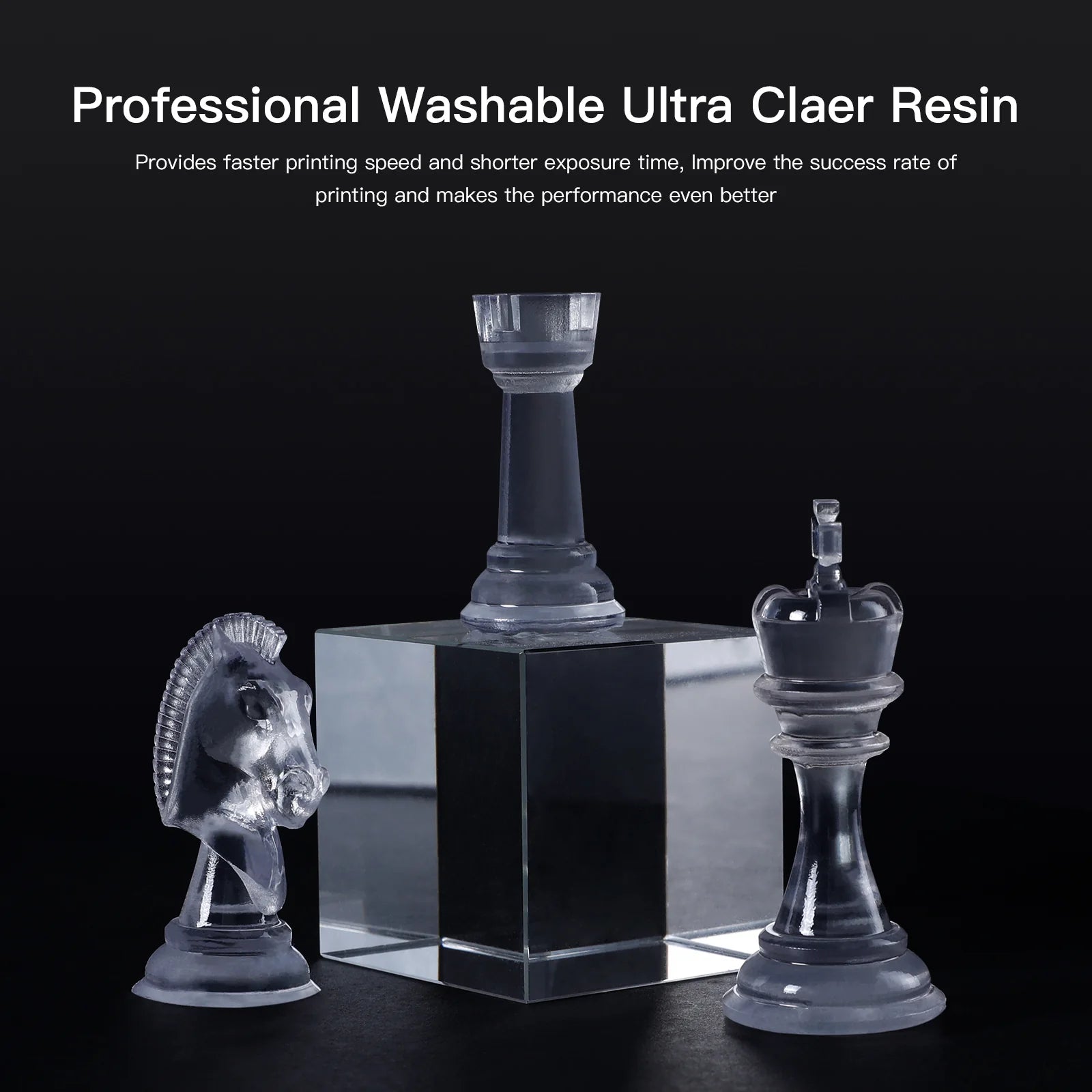 NOVA3D Water Washable Resin 1000G for Grey Standard, Mecha, Tough and High Clear