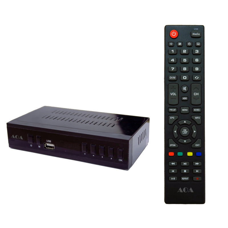 AOA HDB860 FHD DVB-T2 H.265 PVR Media Play Set Top Box for NEW AU DTV STANDARD