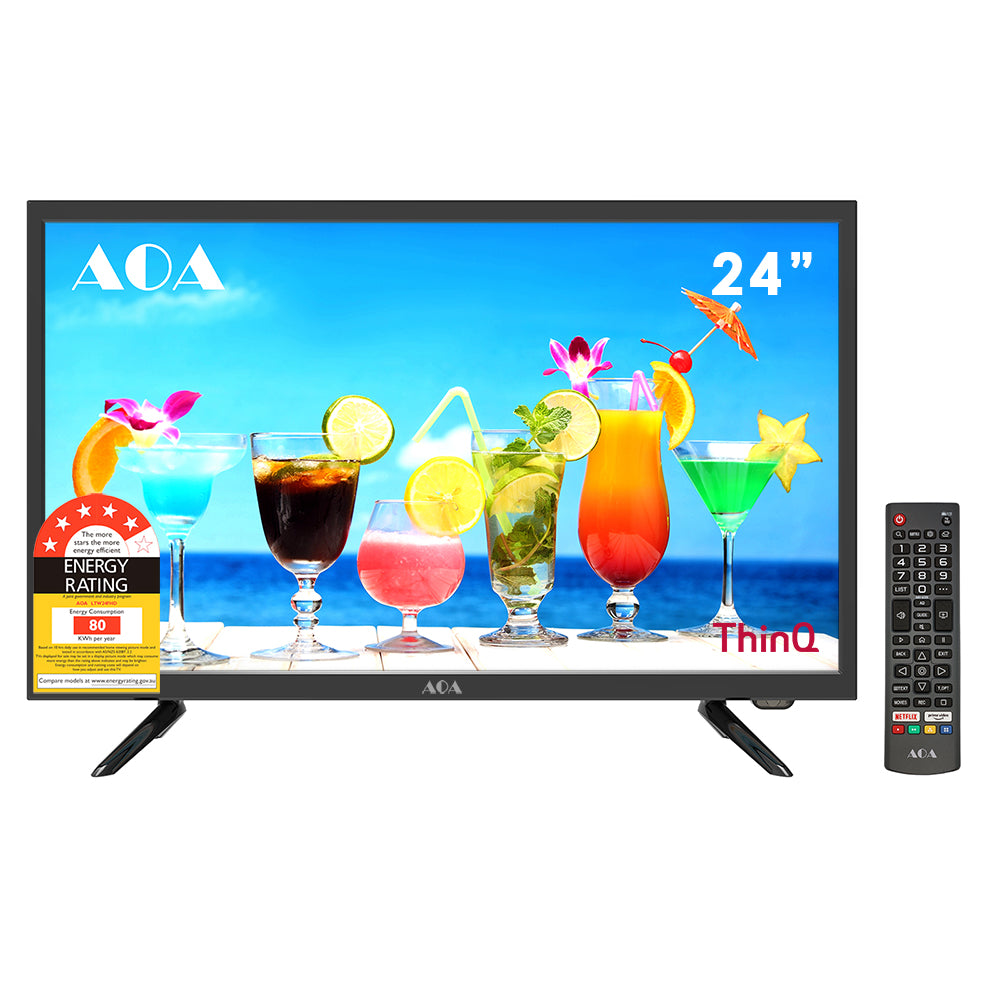 AOA 24inch ELED WebOS Smart FHD TV DVB-T2 BT WIFI 2.4G/5G