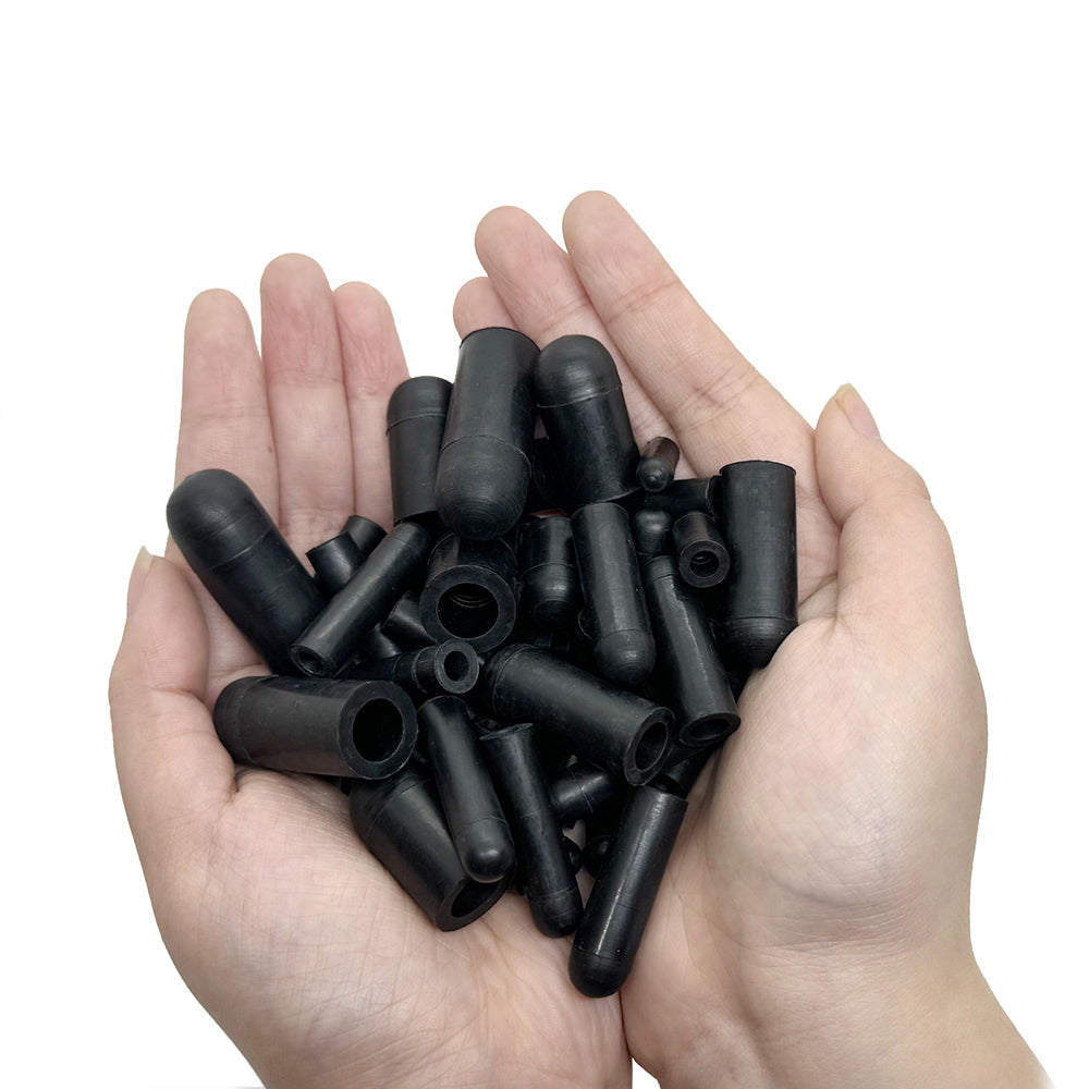 Rubber Vacuum Cap 177-Piece 12 Sizes Assortment Set for Carburetor Automotive