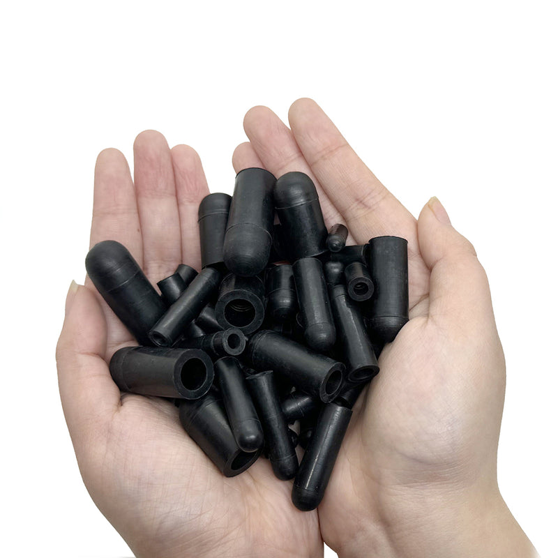 Rubber Vacuum Cap 177-Piece 12 Sizes Assortment Set for Carburetor Automotive