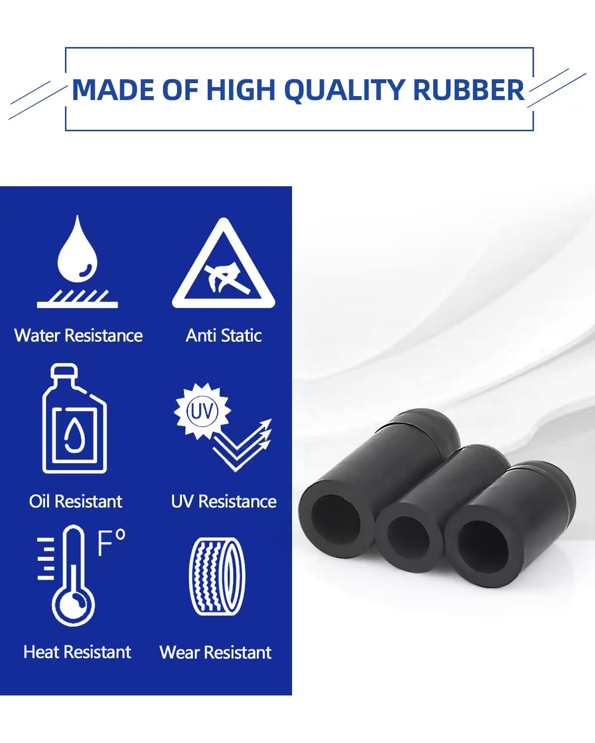 Rubber Vacuum Cap165-Piece 14 Sizes Assortment Set for Carburetor Automotive