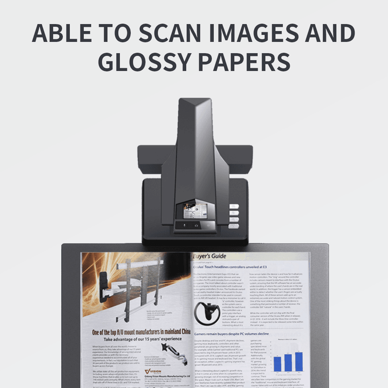 CZUR ET18 Pro Cloud Professional Scanner 2nd Gen Auto-Flatten & Deskew Tech 18MP