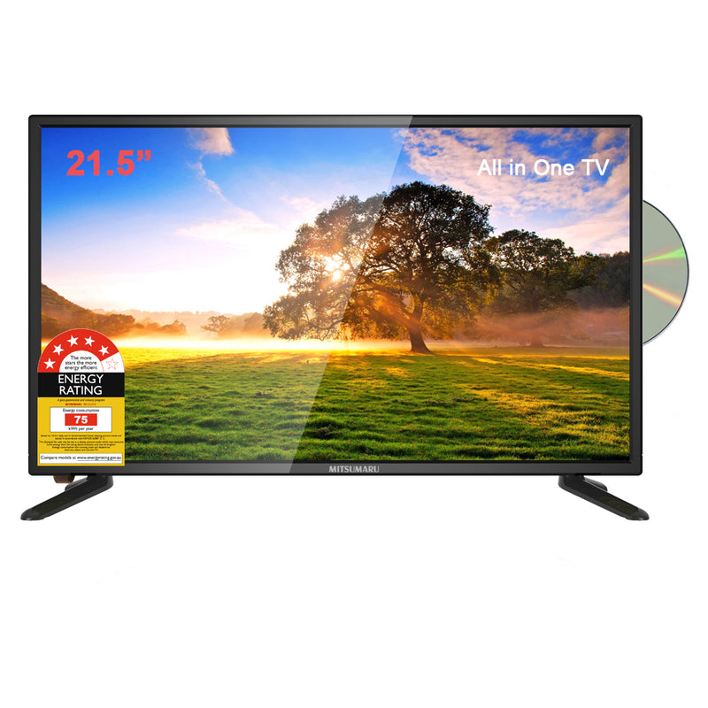 MITSUMARU 21.5 FHD Android Smart DVD Combo All in One TV DVB-T2 DVB-S2 DC 12V