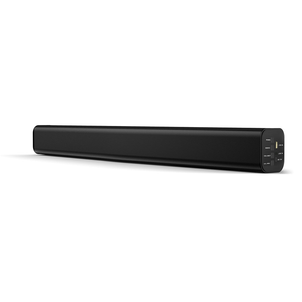 High Quality BT 5.0 Rechargeable MINI SOUNDBAR FM Radio USB MP3 Playback AUX IN