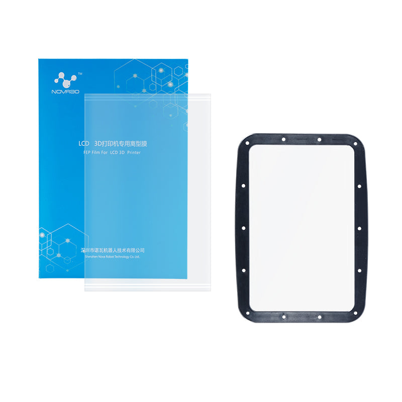 NOVA3D FEP Film for BENE4 ELFIN Printer, 180x127mm High Transmittance FEP Sheet